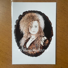 Load image into Gallery viewer, Bellatrix A4 Print of my Original Woodburning Art