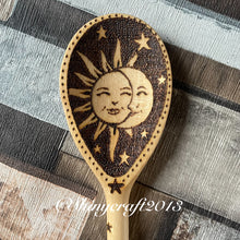 Load image into Gallery viewer, Wooden Spoon in Various Designs |Pyrography Kitchen Witch Spoons | Woodburning Kitchen Decor | Witch Gift