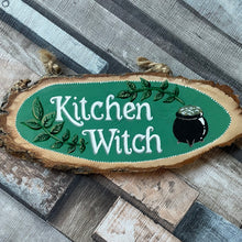 Load image into Gallery viewer, Kitchen Witch Wooden Sign | Handpainted
