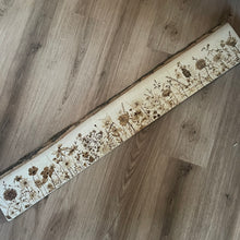 Load image into Gallery viewer, PREORDER ONLY - AS SEEN IN BBC ONE MAKE IT AT MARKET | Where the Wildflowers Grow Pyrography Artwork | Woodburning Wall Art