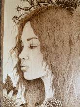 Load image into Gallery viewer, Strength Pyrography Art