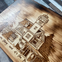 Load image into Gallery viewer, Practical Magic House Woodburning Pyrography Art