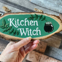 Load image into Gallery viewer, Kitchen Witch Wooden Sign | Handpainted