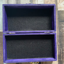Load image into Gallery viewer, Moon Phases Tarot Box | Woodburning | Pyrography