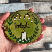 Load image into Gallery viewer, Imbolc Wooden Altar Decoration