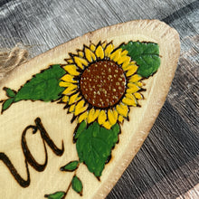 Load image into Gallery viewer, Litha Wooden Hanging Sign | Altar Decor | Pagan Sabbats | Witch Gift | Woodburning |Pyrography