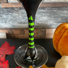 Load image into Gallery viewer, Witch Handpainted Wine Glass | Can be Customised and Personalised
