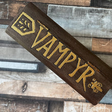 Load image into Gallery viewer, Buffy Inspired Vampyr Book Wooden Box