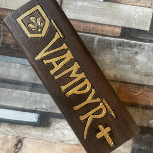 Buffy Inspired Vampyr Book Wooden Box