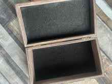 Load image into Gallery viewer, The Moon Tarot Card Box| Tarot Art | Woodburning | Pyrography