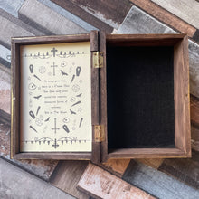 Load image into Gallery viewer, Buffy Inspired Vampyr Book Wooden Box