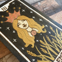 Load image into Gallery viewer, The Empress Wooden Tarot Box | Woodburning | Pyrography | Witch Gift