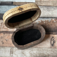 Load image into Gallery viewer, Triquetra Mini Wooden Box | Woodburning | Pyrography