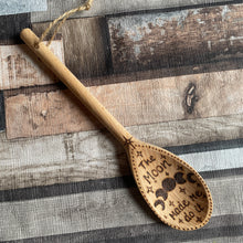 Load image into Gallery viewer, Wooden Spoon | The Moon Made Me Do It | Woodburning | Pyrography