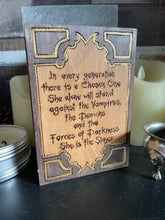 Load image into Gallery viewer, Vampyr Wooden Box | Book Shaped Pyrography Box | Woodburning | Buffy inspired