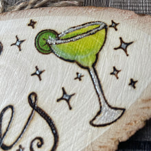 Load image into Gallery viewer, Drink Up Witches Wooden Sign | Practical Magic Midnight Margaritas Inspired | Pyrography | Woodburning