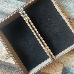 Wooden Box with Mushroom Design - Pyrography - Woodburning - Forest Witch - Cottage Core