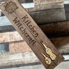 Load image into Gallery viewer, Kitchen Witch Wooden Box | Woodburning | Pyrography | Book Shaped Box