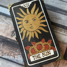 Load image into Gallery viewer, The Sun Tarot Box - Pyrography - Woodburning