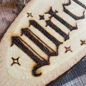Witch Bitch Wooden Sign |Pyrography Altar Decor |Woodburning Art