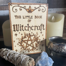 Load image into Gallery viewer, Witch Wooden Book Box | Woodburning | Pyrography | Witchcraft Gift