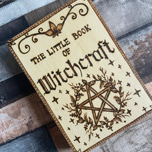 Load image into Gallery viewer, Witch Wooden Book Box | Woodburning | Pyrography | Witchcraft Gift