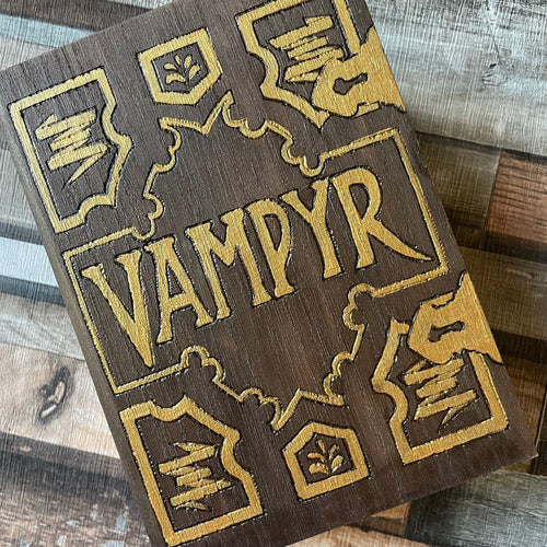 Buffy Inspired Vampyr Book Wooden Box