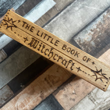 Load image into Gallery viewer, Witch Wooden Book Box | Woodburning | Pyrography | Witchcraft Gift