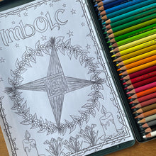Load image into Gallery viewer, Wheel of the Year Colouring Book | Downloadable Colouring Sheets for all the Pagan / Witch Sabbats