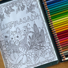 Load image into Gallery viewer, Wheel of the Year Colouring Book | Downloadable Colouring Sheets for all the Pagan / Witch Sabbats