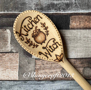Kitchen Witch Wooden Spoon