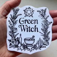 Load image into Gallery viewer, Green Witch Sticker